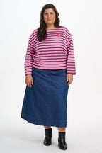 Celine Breton Top - Pink/Black, Star