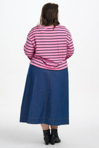 Celine Breton Top - Pink/Black, Star