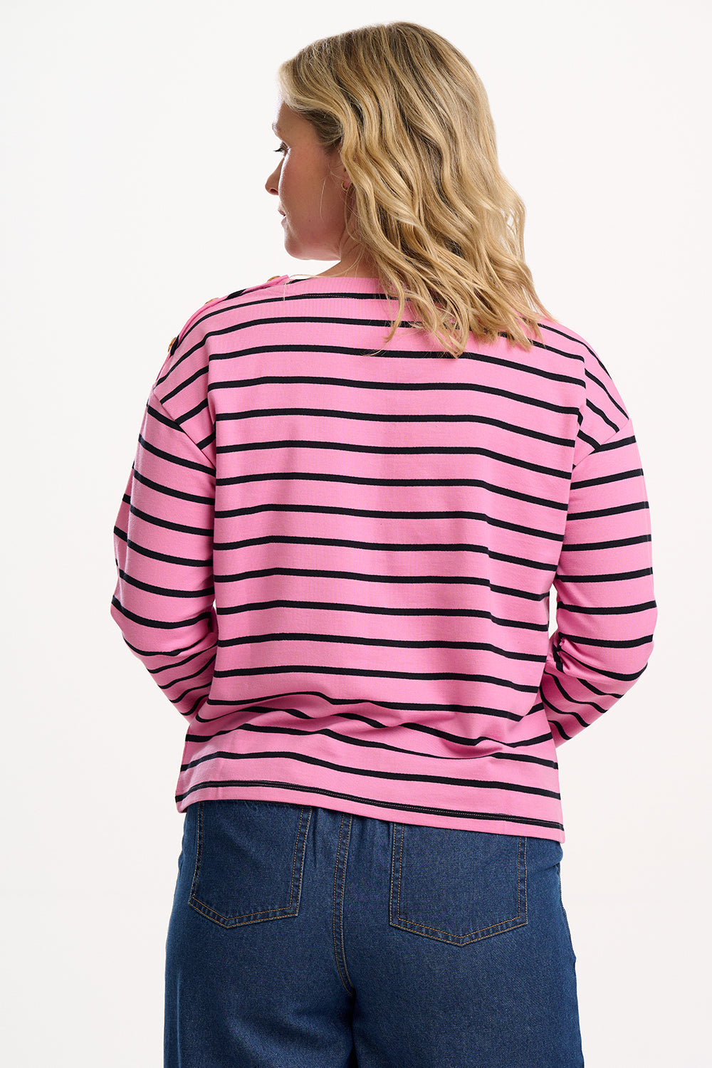 Celine Breton Top - Pink/Black, Star