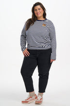 Brunswick Jersey Top - Navy/Off White, Cat