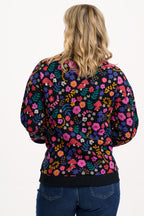 Noah Sweatshirt - Black/Multi, Toadstool Floral